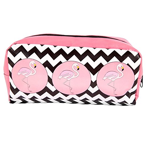 Tropical estuche, diseño de flamencos