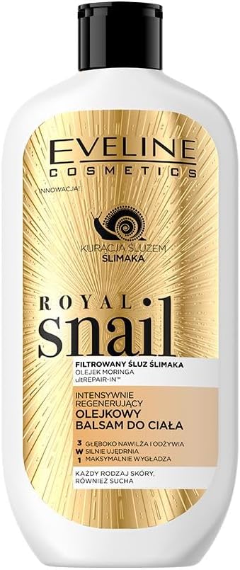 Eveline Cosmetics Royal Snail Intens Regen Oil Body Lotion, 350 ml