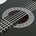 ZENY Beginners 38 inch Acoustic Guitar Package Kit for Right-handed Starters Music Lovers w/ Case, Strap, Pitch Pipe and Pick (Black)