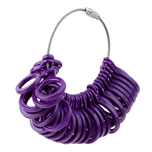 Meoliny Removable Ring Sizer Plastic Jewelry Sizing Measuring Tool Set Finger Sizer Ring Gauges For Men Women #TOP4