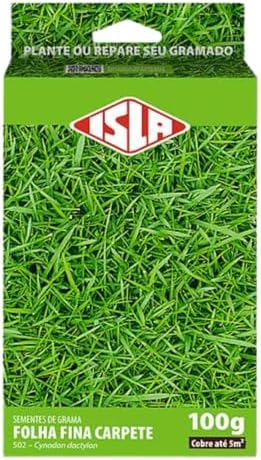 Sementes Grama Carpete/Bermuda Folha Fina (100g) ISLA