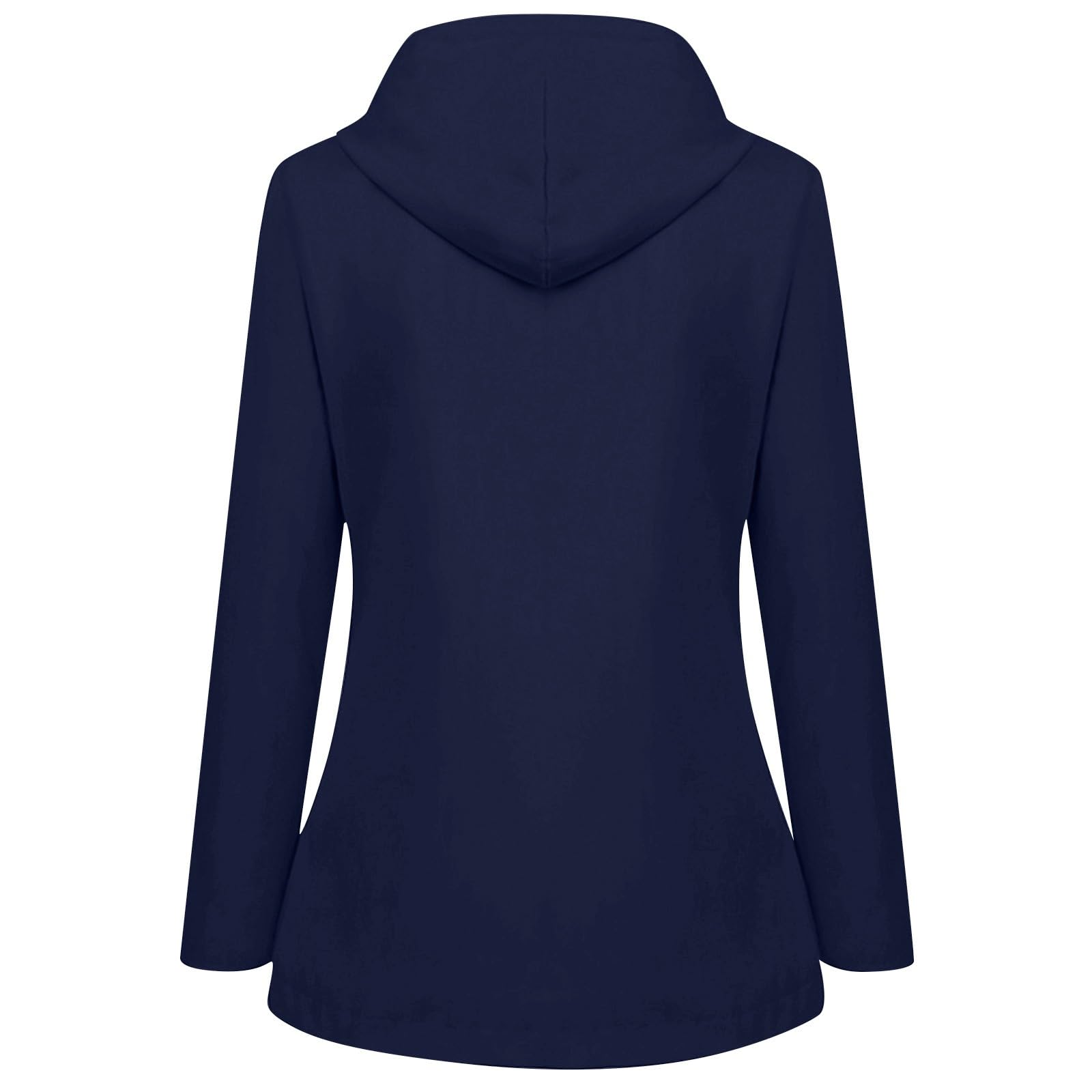 Chaqueta De Lluvia Para Mujer Con Cremallera, Sudaderas Capucha Informales, Chaquetas Cortavientos Ligeras, Abrigo Manga Larga, Viaje Parka Impermeable Capa Chubasquero Waterproof Jacket