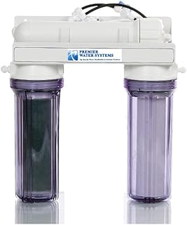 Premier RODI Aquarium Reef Reverse Osmosis DI Water Filter System 50 GPD | 3 Stage 0 PPM