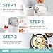 Euro Cuisine YM260 Yogurt Maker with Adjustable Time & Temperature Control, 2-Quart Glass Jar, Free Thermometer & Cotton Strainer Bag, 2025 Edition, White, Make Yummy Organic Probiotic Yogurt at Home