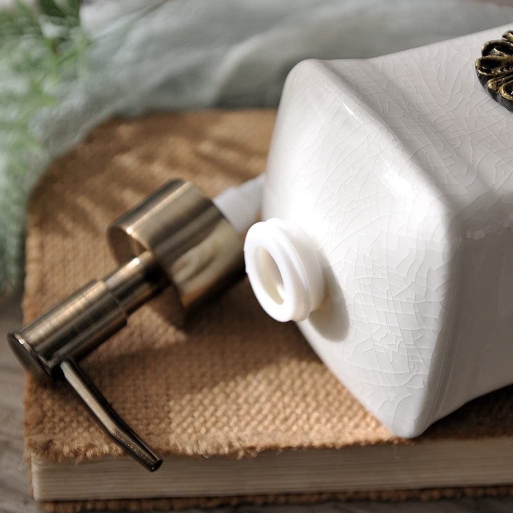 Dozownik płynu naciśnij butelkę mydła łazienka butelka dozująca płyn balsam kuchnia blat ceramiczny dozownik mydła zlew kuchnia pompa mydła (45 ml) dozownik mydła w płynie do kuchni