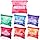 7 Pcs Packing Cubes for Travel Kids Day of Week Compression Packing Bags Colorful Luggage Suitcase Organizers Bag for Travel(Gradient)