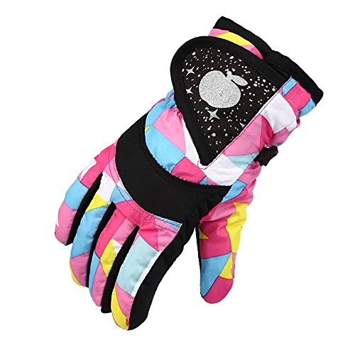 Kids Snow Gloves, Toddler Waterproof Gloves, Toddler Snow Gloves, Waterproof Winter Gloves With Adjustable Buckle ( Girls & Boys ) #TOP27