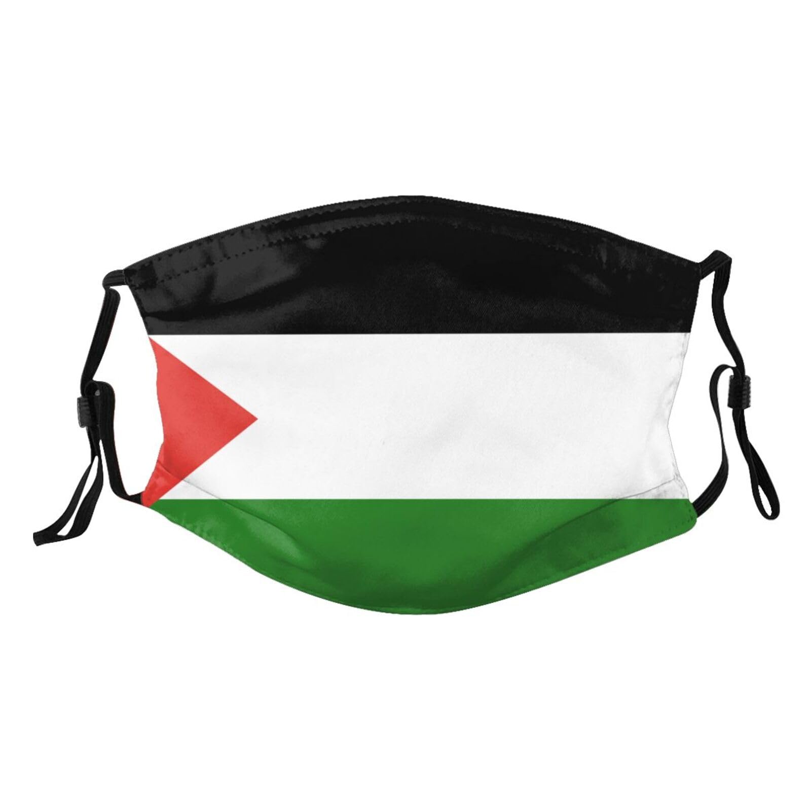 Palestine Flag Adult Dust Mask Adjustable Dust Face with 2 Filter10