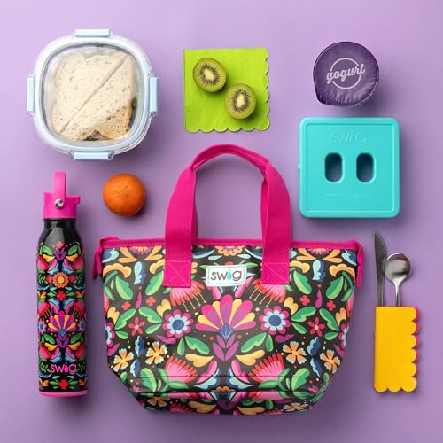 Swig Life Lunchi Insulated Lunch Box, Waterproof Lunch Bag, Green Thumb by Swig Life - Used condition - Image 5