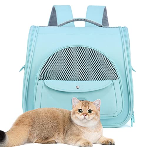 Porta-mochilas para gatos,Mochila para estimação ventilada - Bolsa cachorro portátil para viagens, c