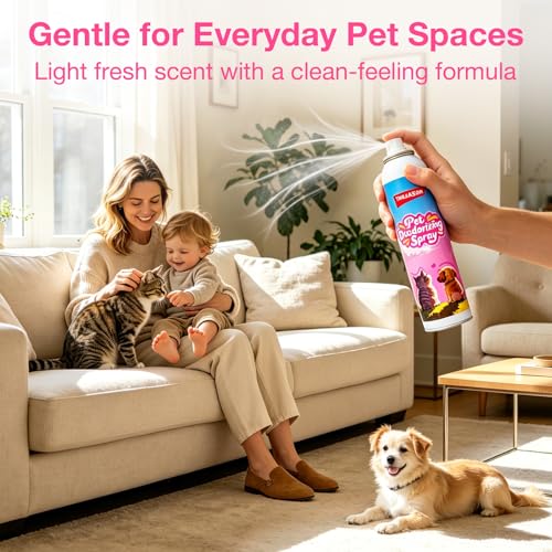Theaoson Pet Cologne Spray for Dogs & Cats, 2 Pack Deodorizing Spray with Corn-Derived Cyclodextrin, Long-Lasting Freshness, Alcohol-Free Grooming Mist — view 4