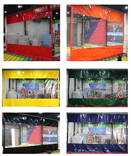 Cortinas transparentes impermeables que aíslan cenadores del viento 7