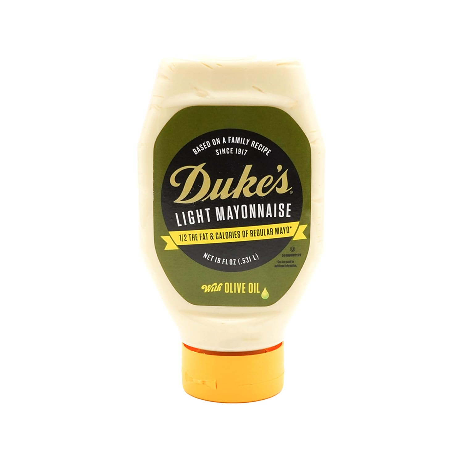 Duke’s Light Mayonnaise with Olive Oil Blend - Smooth & Creamy, 18 Ounce (Pack of 1)