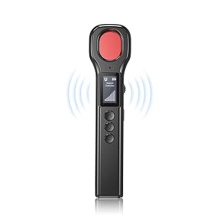 Hidden Camera Detectors, 2025 Camera Detector, GPS Tracker & Bug Detector, Listening Device Detector, 5 Levels Sensitivity 4 Modes for Hotel Rooms, Travel, Office, Car(Black) - Amazon product rated Grade A