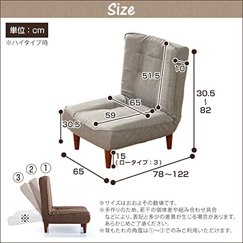 Amazon｜1人掛ハイバックソファ（布地）ローソファにも、ポケット  