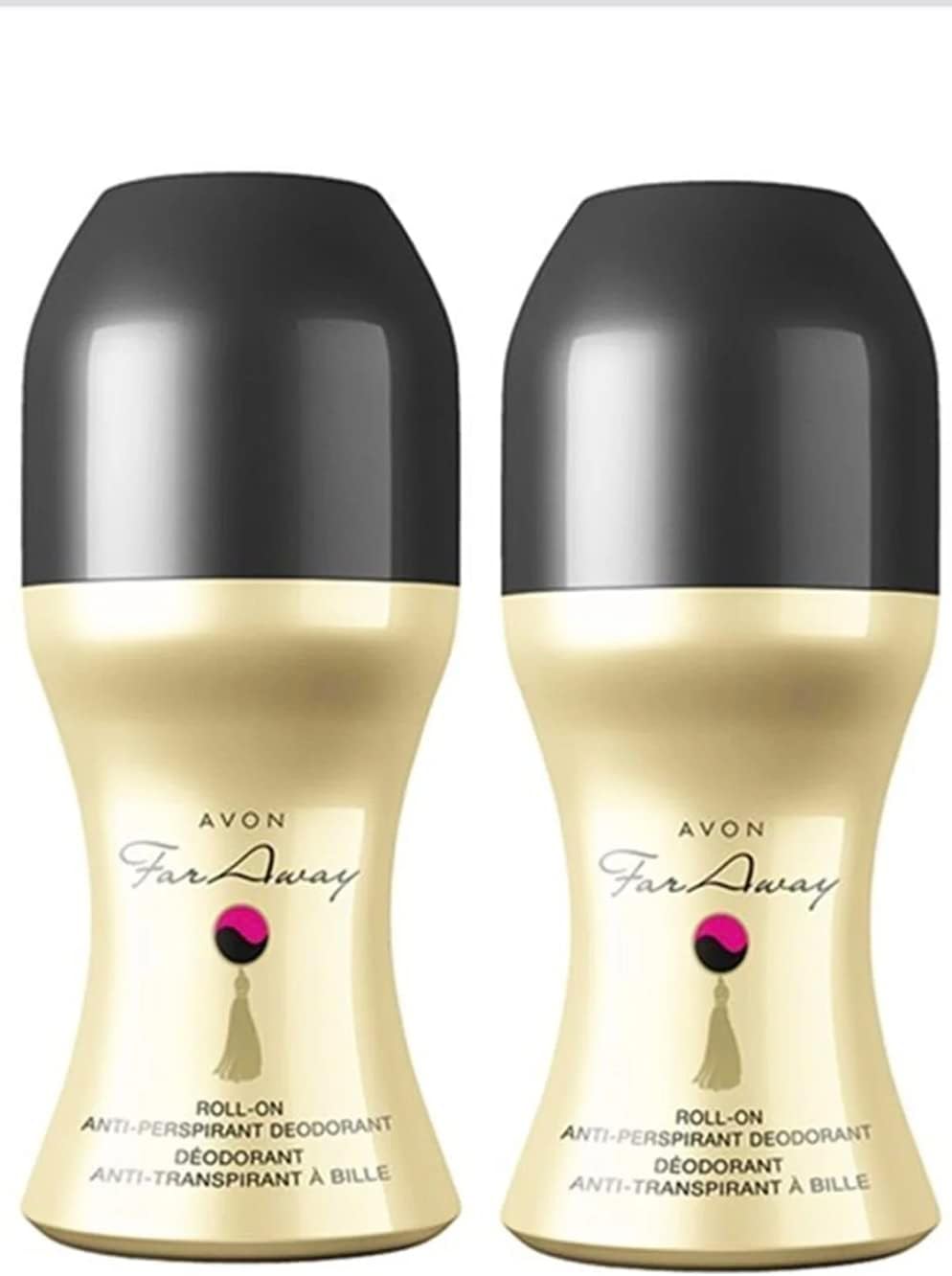 Avon Far Away ROLL-ON ANTI-PERSPIRANT DEODORANT Pack of 2 – (Bonus Size)