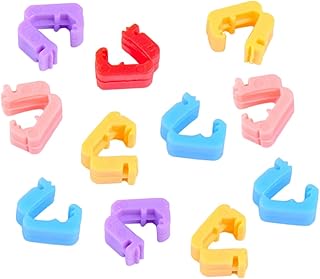 Kichvoe 200個入りプラスチック製バルーンクランプ バルーンデコレーションツール シーリングクリップ パーティー飾り付け用 誕生日 結婚式