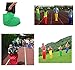 Potato Sack Race Bags (4-pack) and 3-Legged Race Bands (4-pack) - Sturdy & No Smell - Popular Outdoor Party Yard Games for All Ages Family Gatherings, School Gym Class