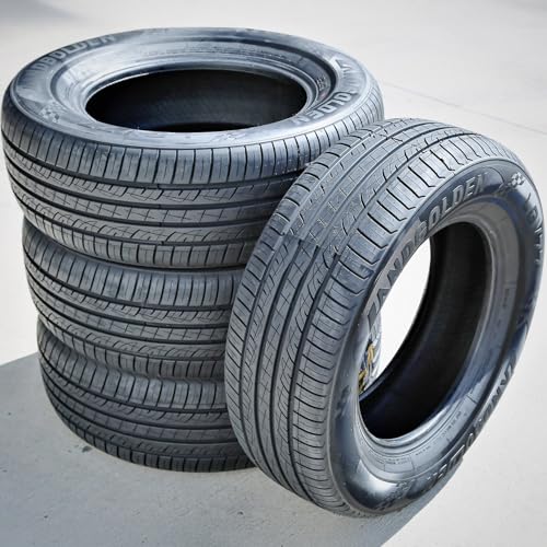 Set of 4 (FOUR) Landgolden LGV 77 All-Weather Truck/SUV Performance Radial Tires-225/65R17 225/65/17 225/65-17 102H Load Range SL 4-Ply BSW Black Side Wall UTQG 500AA