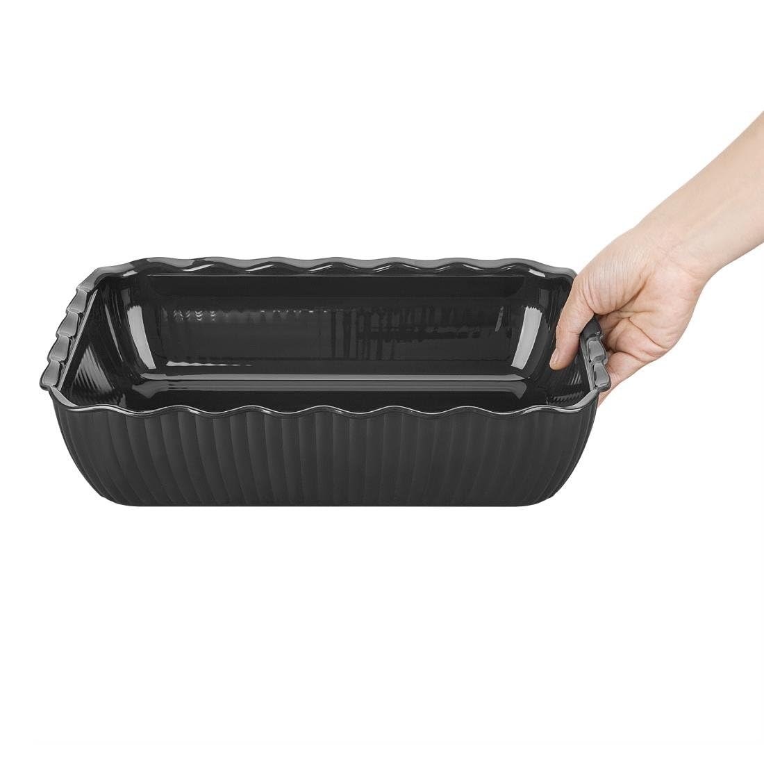 Olympia Kristallon Grand pot à salade Noir SAN, 4,25 l