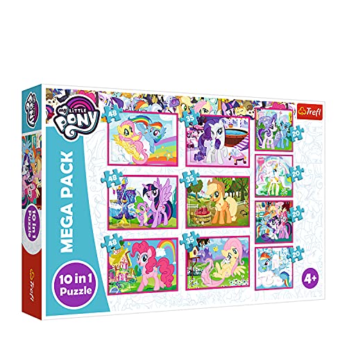 Trefl, Puzzle, Die magische Welt der Ponys, My Little Pony, von 20 bis 48 Teilen, 10 Sets, für Kinder ab 4 Jahren – Ansicht 1