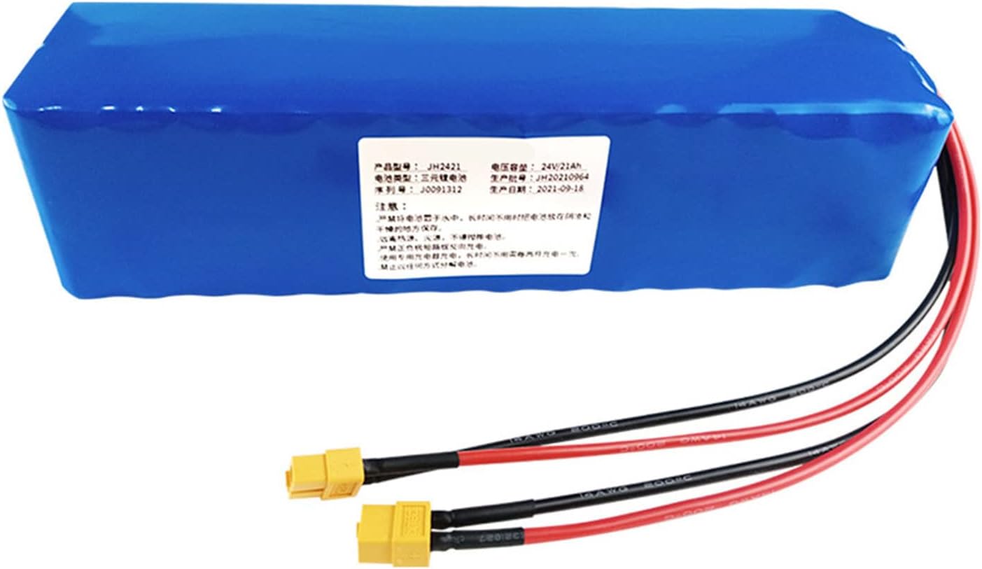 XYLUAKY Batería De Litio para Bicicletas Eléctricas De 24V, Batería De Iones De Litio para Triciclos Eléctricos para Patinetes Eléctricos para Karts Eléctricos, con BMS,15ah