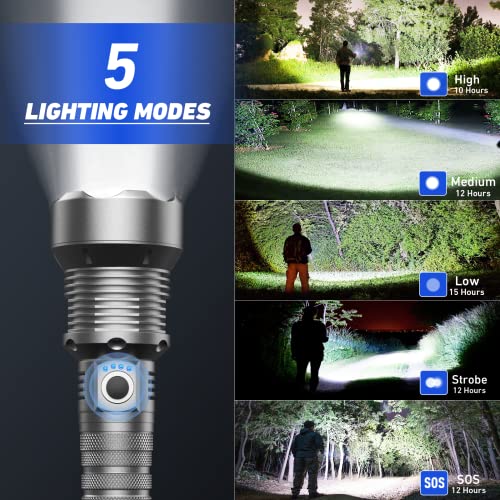 Lylting P70-YS-2 Rechargeable Led Flashlights High Lumens, 990,000 Lumen Brightest Flashlight thumb #7