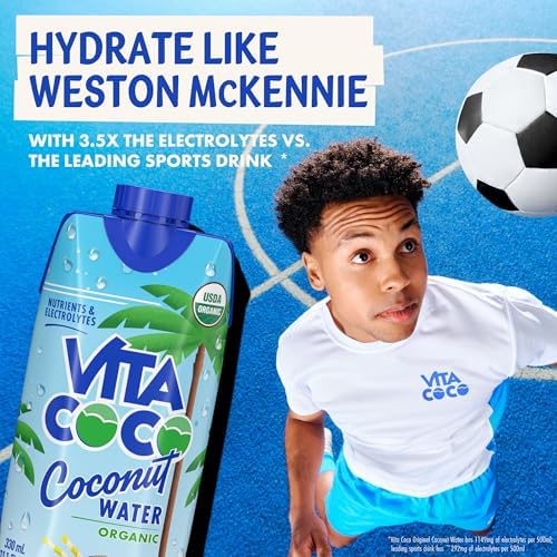 Vita Coco Organic Coconut Water, Original, 11.1 Oz (Pack of 12) - 2