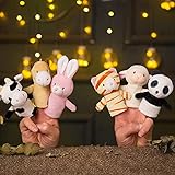 Usos - Las marionetas para dedos son perfectas como detalles de fiesta, rellenos para bolsas de fiesta y calcetines de Navidad, regalos de cumpleaños y recompensas de clase - contribuirán enormemente a contar cuentos para ir a dormir, y deleitarán a cualquier niño, haciéndose un hueco su corazón. ¡A los niños les encantan!