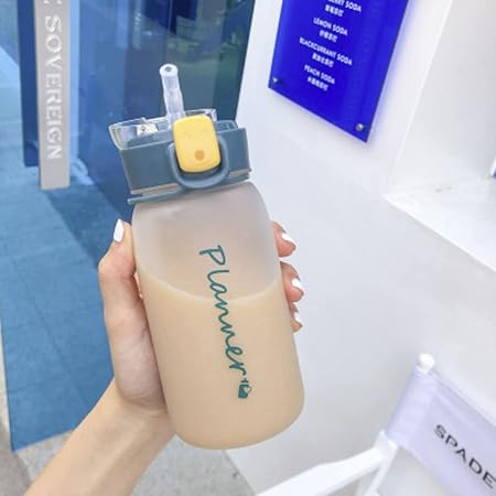 Amazon ボトル 水筒 400ml 500ml ポータブルストロースポーツウォーターボトル Bpaフリー プラスチックウォーターボトル 大人 子ども アウトドア スポーツ 登山用 キャンプ ランニング ジム 自転車 500ml Blue 水筒 マグボトル オンライン通販
