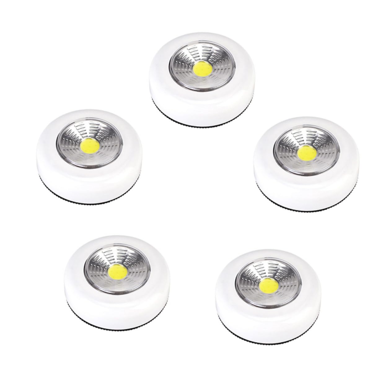 ASAKKURA Touch Light Led Bulbs Emergency Night Cabinet Wall Cordless Battery Operated Sticker Back No Batteries