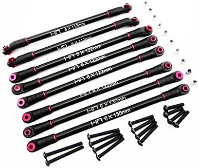 Hot Racing SCX313LX08 Aluminum Link Set-12.3 313mm Scx Silver
