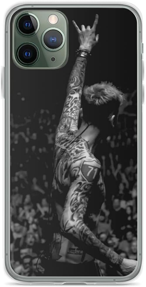 Phone Case MGK Compatible with iPhone 12 11 X Xs Xr 8 7 6 6s Plus Mini Pro Max Samsung Galaxy Note S9 S10 S20 Ultra Plus, Transparent, Transparent