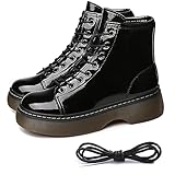 Yusimu Round Waxed Black Shoe Laces,2.5mm Thin Shoelaces for Women Men,Durable Laces for School Shoes and All Formal Dress Shoes Boots,Length 60cm,2 Pairs - Image 6