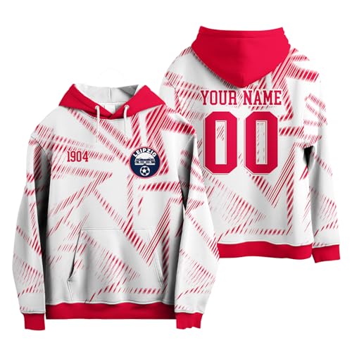 WeiaiziY Leipzig Personalisierter Hoodie Jungen Pullover Langarm...