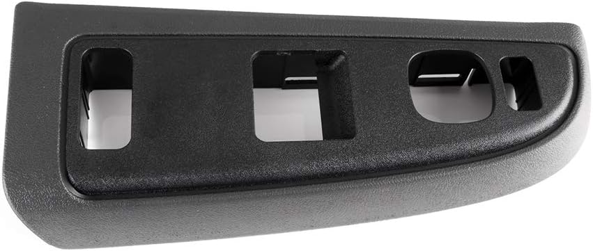 AUTOMUTO Fits for Window Control Switch Bezel Cover for Driver Side Door Panel for Chevy Silverado, for GMC Sierra 1500 2500 HD 3500 Door Switch Panel 2004-2007 89045124 Dark Gray # 89045120