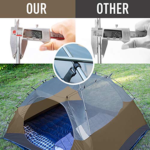 Forceatt Camping Tent 2/3/4 Person, Professional Waterproof & Windproof Lightweight Backpacking Tent Suitable for Outdoor,Hiking,Glamping, Mountaineering and Travel