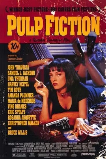 Amazon.co.jp: Pulp Fiction｜パルプフィクション ポスター : ホーム