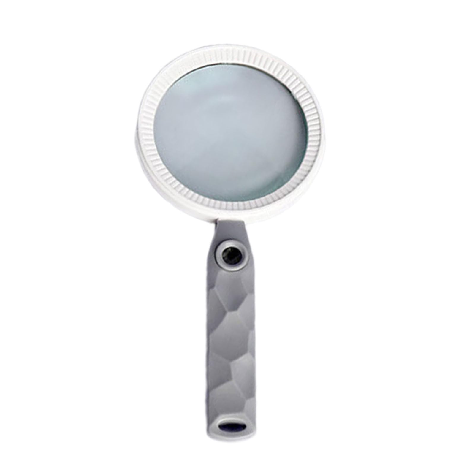 Handheld Magnifier with High Magnification Glass Lenses Ergonomic Grip Magnifier for Reading Inspection Jewelry Anti Slip Grip