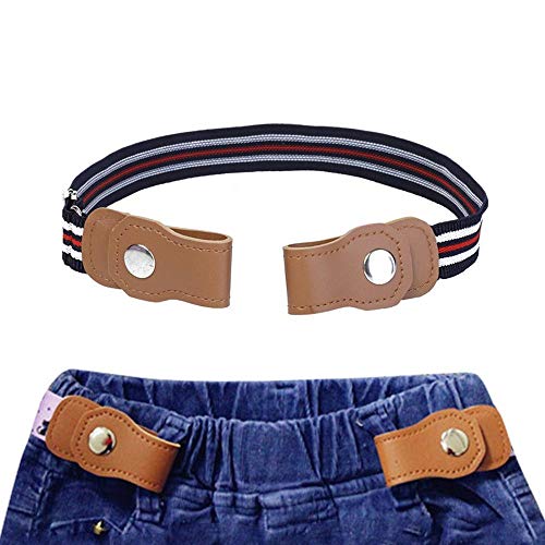 Womdee Toldders Cinturón Sin Hebilla Ajustable, Cinturón Elástico Sin Hebilla para Niños y Niñas | 14.0~26.5Invisible Ajustable Sin Cinturón de Hebilla para Niños-06