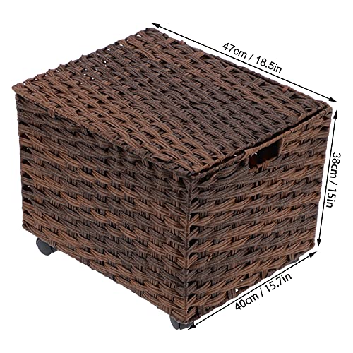Desktop Organizer Box, Rolling File Box Opbergkast met Wielen Bestand Sorteer Box Desktop Organizer voor Home Office - Image 3