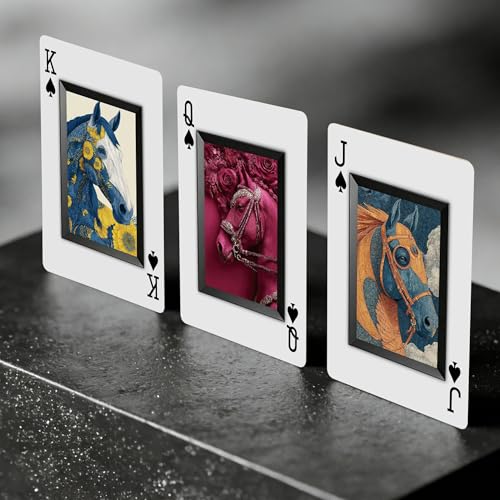 Cartas de Poker Art Horse, 54 Ilustraciones HD, Antideslizantes miniatura 7