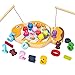 Produktbild Holzspielzeug Angelspiel Magnet Spielzeug, Montessori Spielzeug, Kinderspielzeug Mathematische Berechnung Lernspiele Geschenk für ab 3 4 5 6 Jahre Junge Mädchen (2 in 1 Fisch)