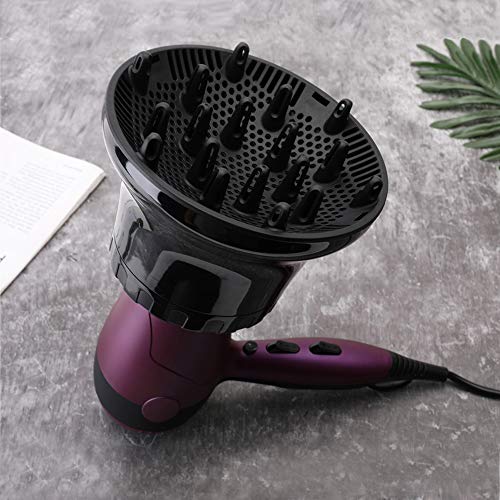 Hair Diffuser Universal Hair Diffuser Attachment Hair Dryer Diffuser For Fine Thick Curly Wave And Frizzy Hair Professional Salon Tool Suitable For 1.4-Inch To 2.6-Inch Blow Dryer #TOP1