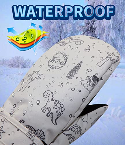 Duoyeree Waterproof Kids Mittens Gloves With Fleece Lined For Boys Girls Winter Snow Skiing Thick Insulated For Cold Weather #TOP2