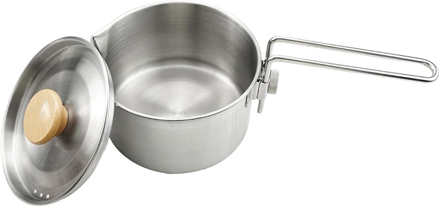 Coffee Pot Replacement Outdoor Stainless Steel Kettle Portable Camping Pot Coffee Pot Tea Mountain Climbing Hiking Cooking Tools Travel Hiking Cooking Equipment Teapot