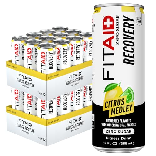 FITAID Post Workout Recovery,Citrus Medley Zero Sugar- 24 pk