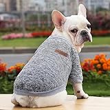 Wisebom Haustier Hundepullover 4PCS Winterhundepullover Klassischer Strickpullover für Kleine Mittelgroße Hunde, Warm und Leicht mit Einer Weichen Textur, Elastizität Leicht zu Tragen(XS) (M)