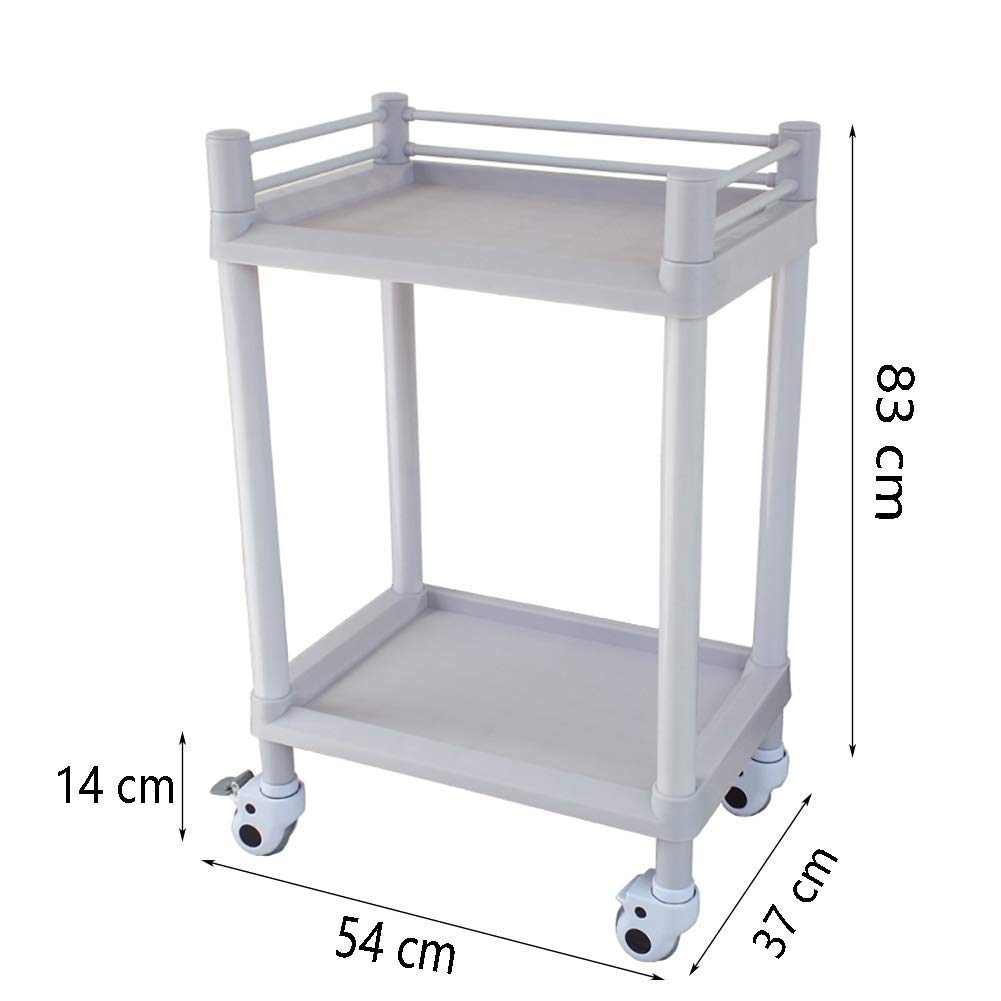 Carrelli Mobili, Carrello per Uso Domestico Carrello Dell'Ospedale Clinica Dell'Ospedale Carrello Dell'Attrezzatura Medica con Le Ruote Dei Freni Silenziosi, il Salone Del Salone Di Bellezza