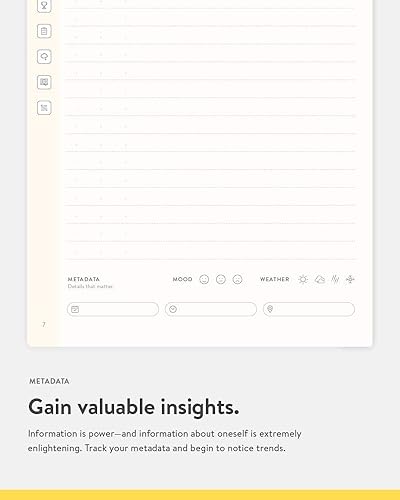 Miniatura 6 de Grow Daily Journal Diario de escritura diaria guiada de tapa dura encuadernado en tela (buque insignia, 5.4 x 7.7, carbón, 192 páginas)